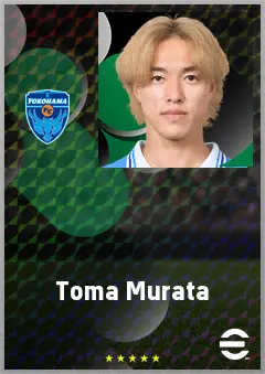 Murata Toma eFootball 2026 player card, 67 OVR RMF