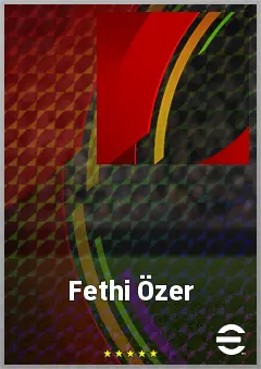 Fethi Özer eFootball 2026 player card, 63 OVR CB