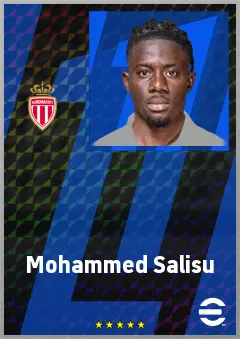 Mohammed Salisu eFootball 2026 player card, 75 OVR CB
