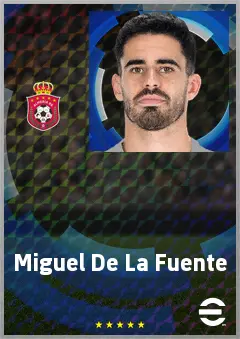 Miguel De La Fuente eFootball 2026 player card, 72 OVR CF