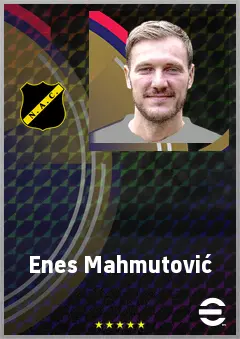Enes Mahmutović eFootball 2026 player card, 66 OVR CB
