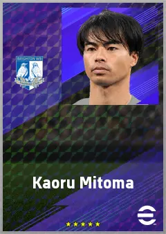 Mitoma Kaoru eFootball 2026 player card, 79 OVR LWF