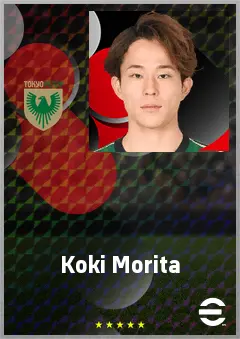 Morita Koki eFootball 2026 player card, 69 OVR DMF
