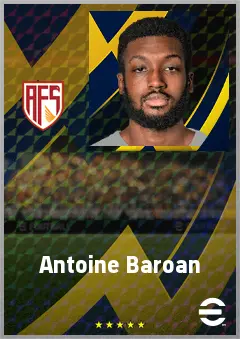 Antoine Baroan eFootball 2026 player card, 67 OVR CF