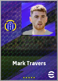 Mark Travers eFootball 2026 player card, 73 OVR GK