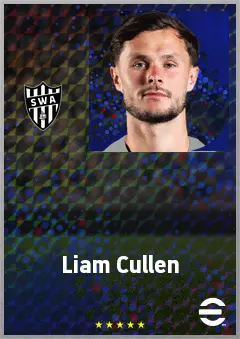Liam Cullen eFootball 2026 player card, 71 OVR CF