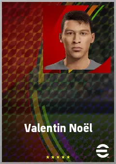 Valentin Noël eFootball 2026 player card, 69 OVR AMF