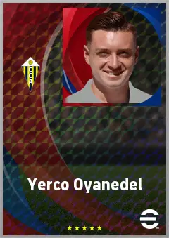 Yerco Oyanedel eFootball 2026 player card, 70 OVR LB