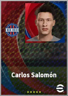 Carlos Salomón eFootball 2026 player card, 68 OVR CB