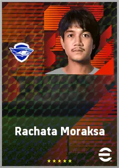 Rachata Moraksa eFootball 2026 player card, 62 OVR CMF