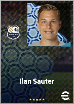 Ilan Sauter eFootball 2026 player card, 67 OVR CB