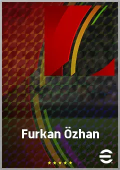Furkan Özhan eFootball 2026 player card, 65 OVR LWF
