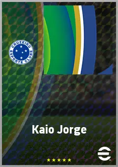 Kaio Jorge eFootball 2026 player card, 76 OVR CF