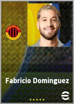 Fabricio Domínguez eFootball 2026 player card, 69 OVR CMF