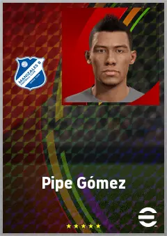 Pipe Gómez eFootball 2026 player card, 71 OVR SS