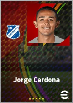 Jorge Cardona eFootball 2026 player card, 70 OVR CB