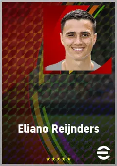 Eliano Reijnders eFootball 2026 player card, 69 OVR AMF
