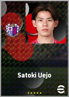 Uejo Satoki eFootball 2026 player card, 65 OVR AMF