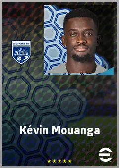 Kévin Mouanga eFootball 2026 player card, 70 OVR CB