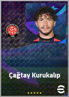 Çağtay Kurukalıp eFootball 2026 player card, 68 OVR LB