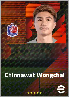 Chinnawat Wongchai eFootball 2026 player card, 63 OVR DMF