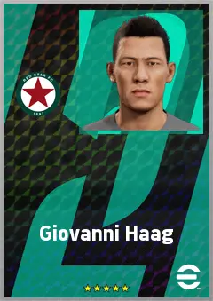 Giovanni Haag eFootball 2026 player card, 70 OVR DMF