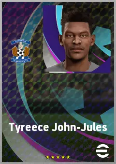Tyreece John-Jules eFootball 2026 player card, 69 OVR CF
