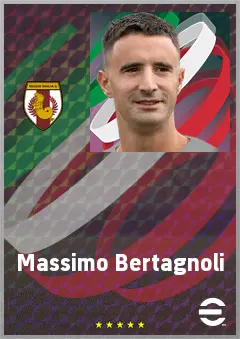 Massimo Bertagnoli eFootball 2026 player card, 69 OVR CMF