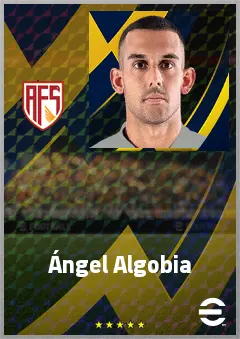 Ángel Algobia eFootball 2026 player card, 69 OVR DMF