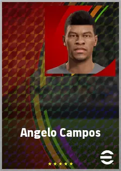 Angelo Campos eFootball 2026 player card, 64 OVR SS