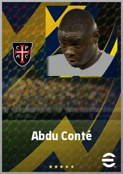 Abdu Conté eFootball 2026 player card, 69 OVR LB
