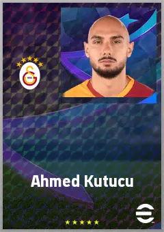 Ahmed Kutucu eFootball 2026 player card, 70 OVR LWF