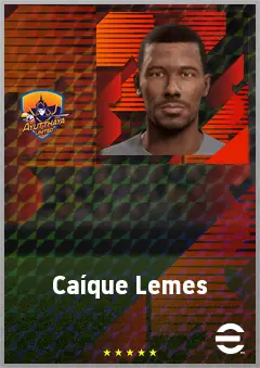 Caíque Lemes eFootball 2026 player card, 68 OVR CF
