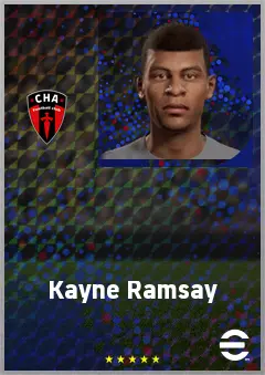 Kayne Ramsay eFootball 2026 player card, 69 OVR RB
