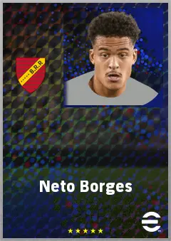 Neto Borges eFootball 2026 player card, 71 OVR LB