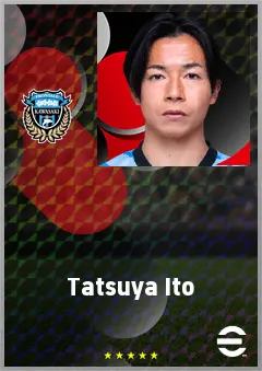 Ito Tatsuya eFootball 2026 player card, 69 OVR LWF