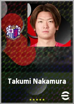 Nakamura Takumi eFootball 2026 player card, 67 OVR RB