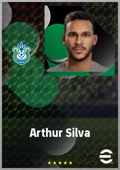 Arthur Silva eFootball 2026 player card, 69 OVR DMF
