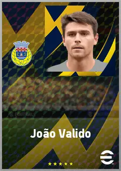 João Valido eFootball 2026 player card, 70 OVR GK