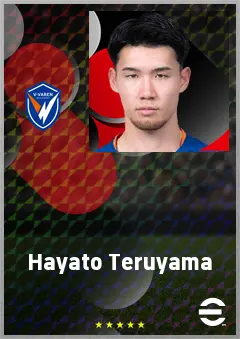 Teruyama Hayato eFootball 2026 player card, 66 OVR CB