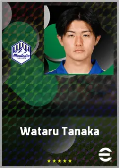 Tanaka Wataru eFootball 2026 player card, 67 OVR CMF