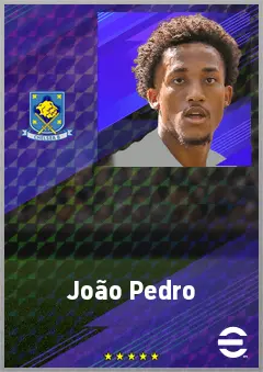 João Pedro eFootball 2026 player card, 79 OVR CF
