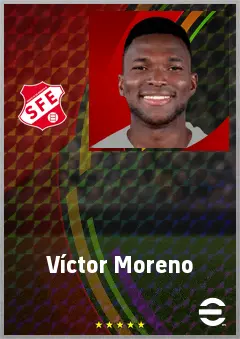 Víctor Moreno eFootball 2026 player card, 72 OVR CB