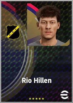 Rio Hillen eFootball 2026 player card, 69 OVR CB
