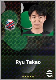 Takao Ryu eFootball 2026 player card, 67 OVR RB