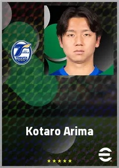 Arima Kotaro eFootball 2026 player card, 68 OVR CF