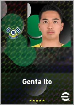 Ito Genta eFootball 2026 player card, 64 OVR GK