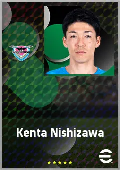 Nishizawa Kenta eFootball 2026 player card, 65 OVR AMF