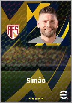 Simão eFootball 2026 player card, 67 OVR GK