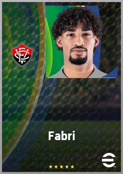 Fabri eFootball 2026 player card, 70 OVR CF